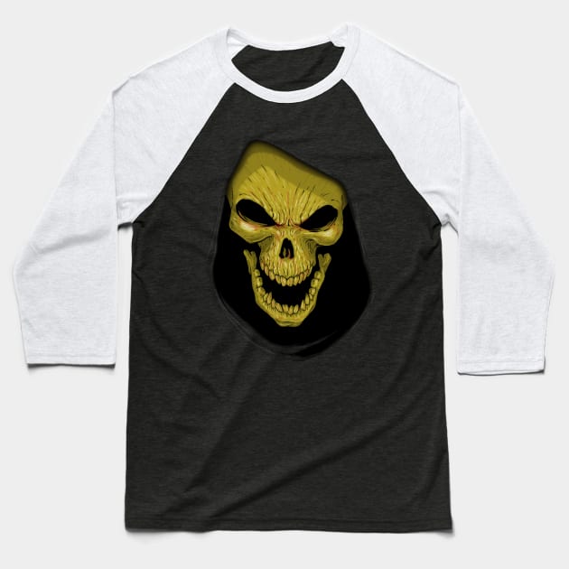 FACE OF EVIL Baseball T-Shirt by Skullpy